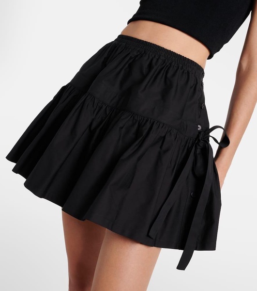 Deesser bow-detail miniskirt 