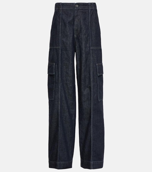 x EmRata Amia high-rise cargo jeans