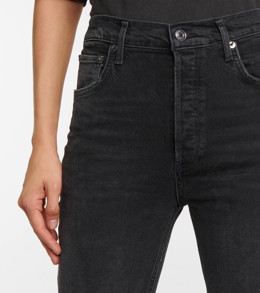 Riley high-rise cropped slim jeans