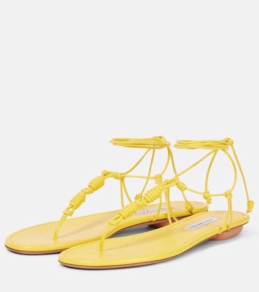 Oaxaca leather thong sandals