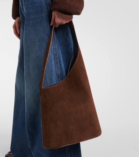 Lune Large suede tote bag