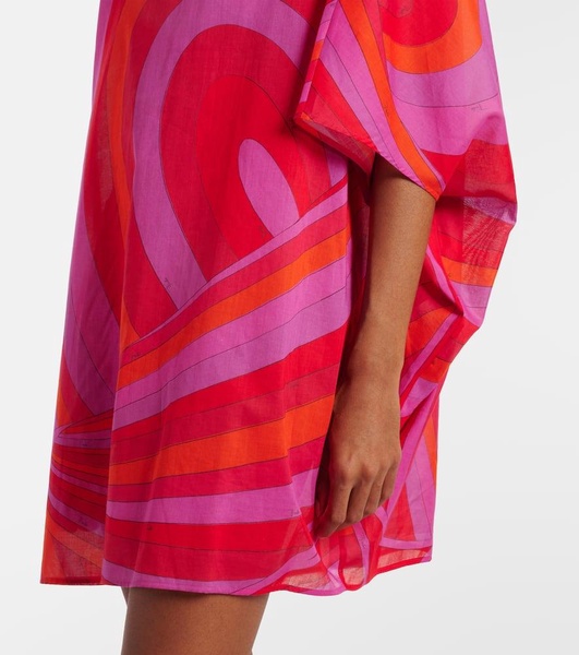 Iride cotton muslin kaftan