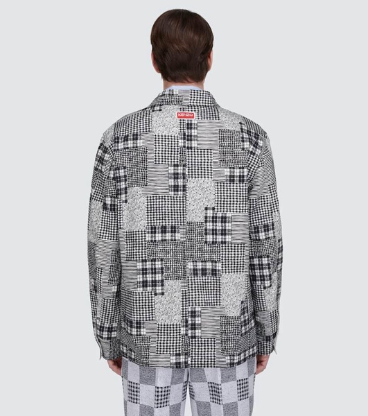 Printed denim jacket
