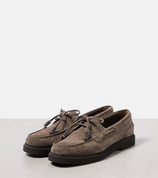 Sail Monili suede boat shoes