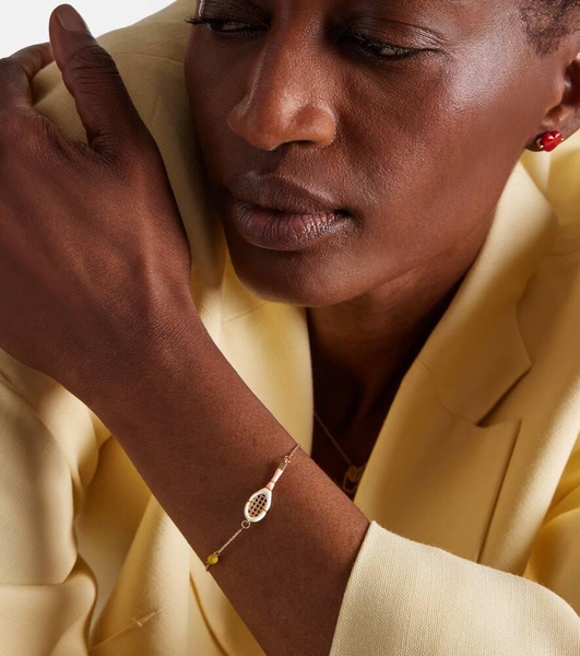 Tennis Pelota 9kt gold bracelet 