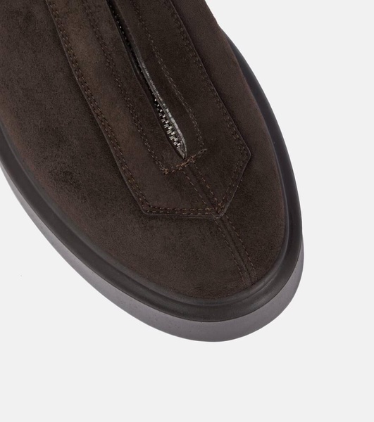 Zipped Boot 1 suede ankle boots