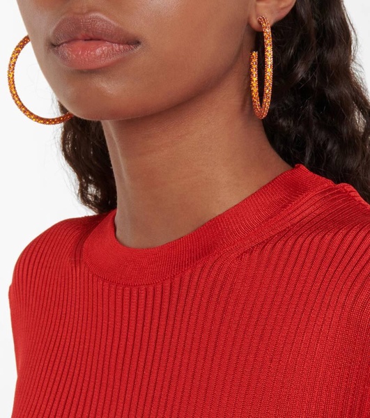 Cameron large hoop earrings