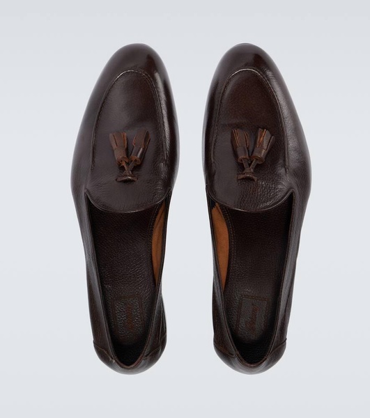 Leather loafers