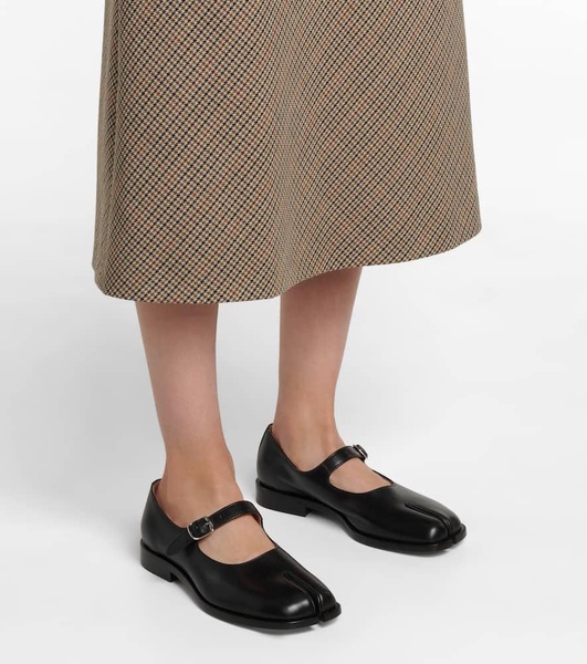 Tabi Mary Jane leather flats