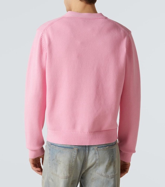 Face cotton cardigan