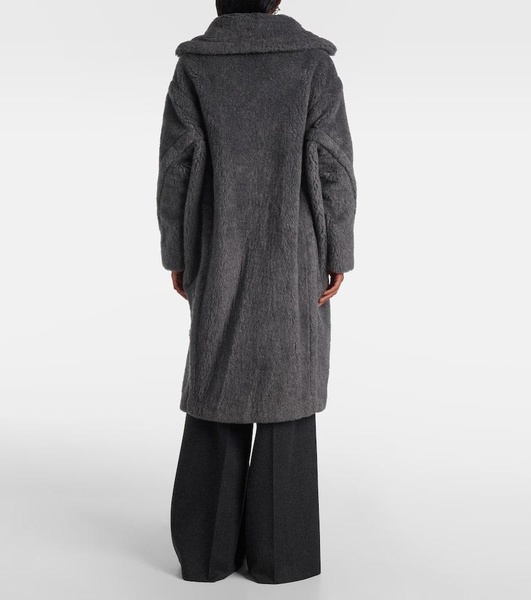 Teddy Bear Icon wool and silk-blend teddy coat