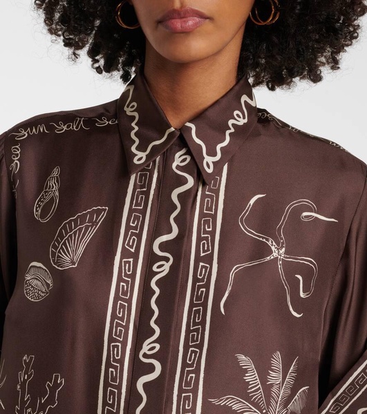 Sammy printed silk shirt