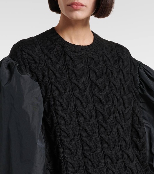 Ancella knitted wool minidress
