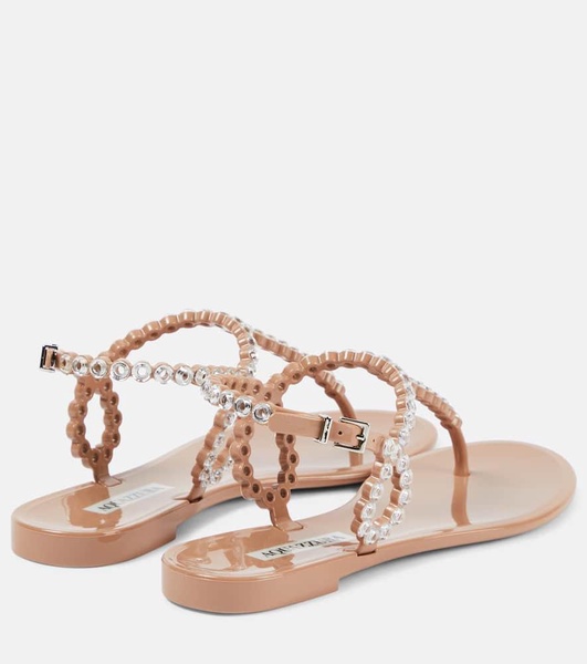 Almost Bare embellished PVC sandals