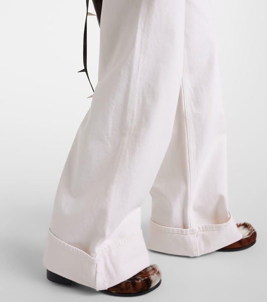 Dame Jean high-rise wide-leg jeans