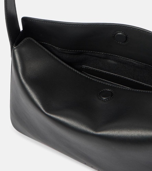 Soft leather shoulder bag