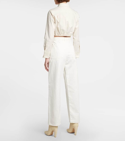 Tevere cropped shirt