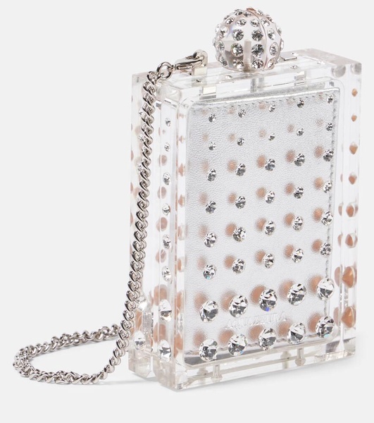 Tequila Mini crystal-embellished clutch