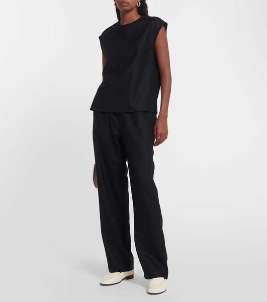 Dasha wool and cashmere top