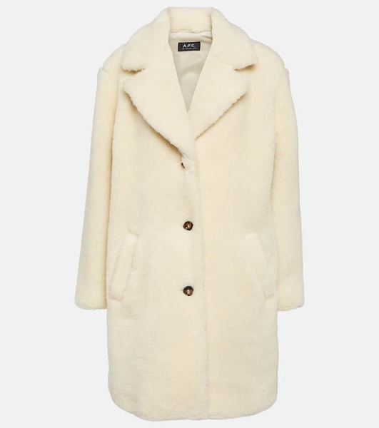 Nicolette cotton and wool coat