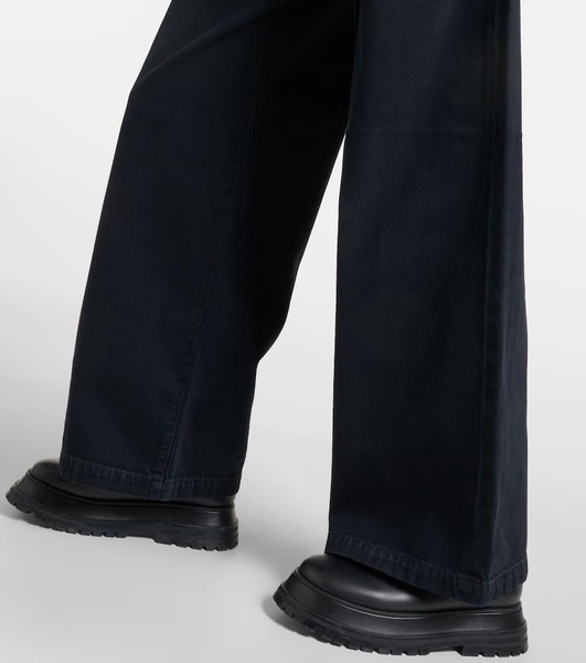 Ellis low-rise wide-leg jeans