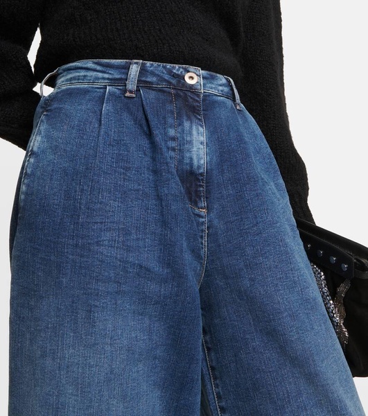 Stella high-rise wide-leg jeans