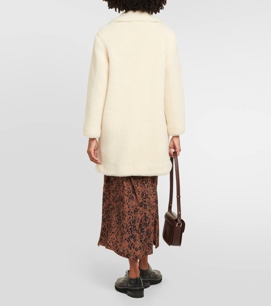 Nicolette cotton and wool coat