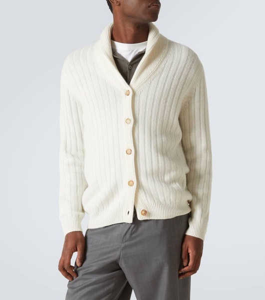 Mr Denver ribbed-knit cashmere cardigan
