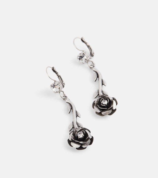 Rose earrings