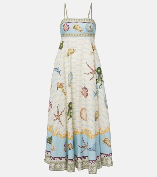 Bath House linen maxi dress