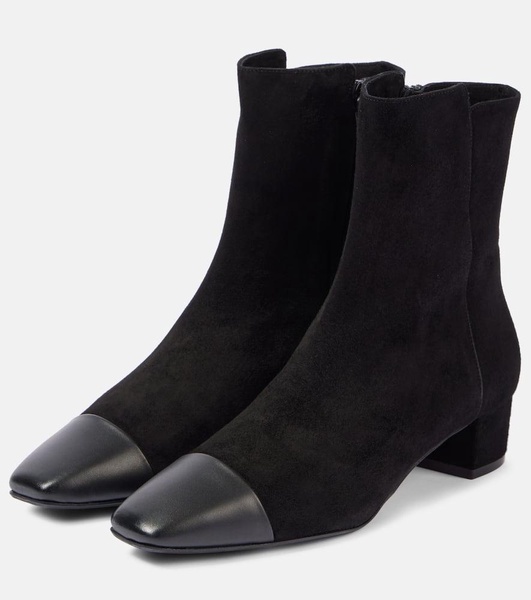 French Flirt suede booties