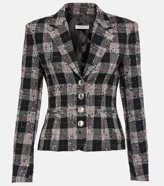 Tweed single-breasted blazer