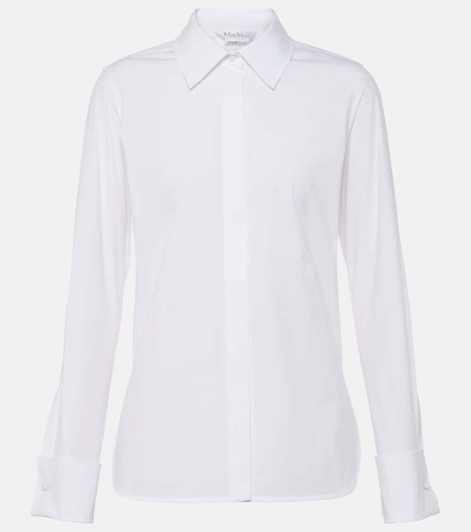 Knut cotton-blend poplin shirt