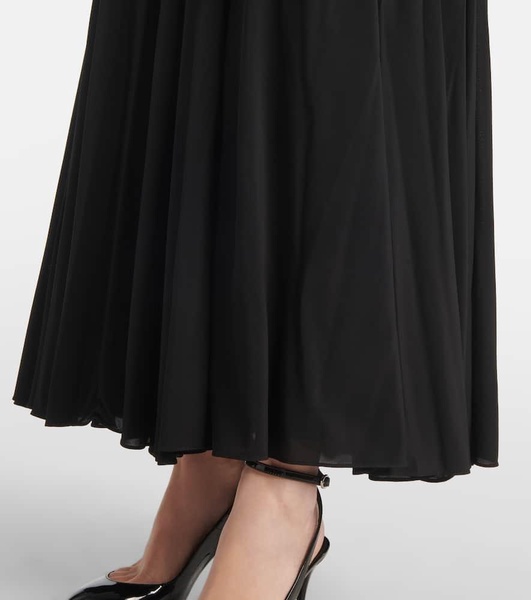 Gathered maxi dress