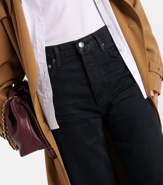 Ren high-rise cropped straight jeans