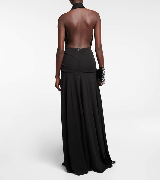 Halterneck gown