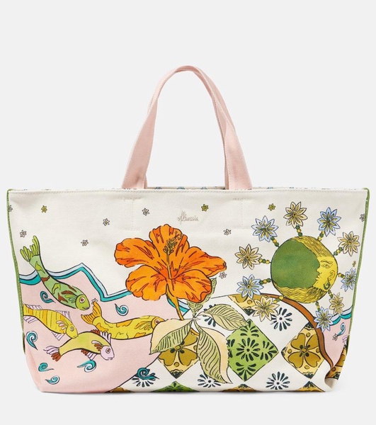 Hazel Large canvas tote bag