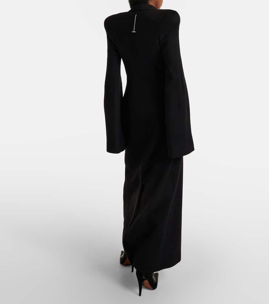 Wool and cashmere coat