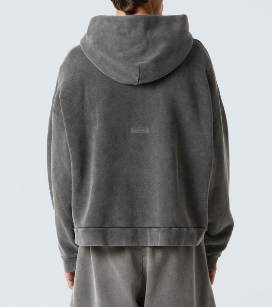 Faded cotton hoodie