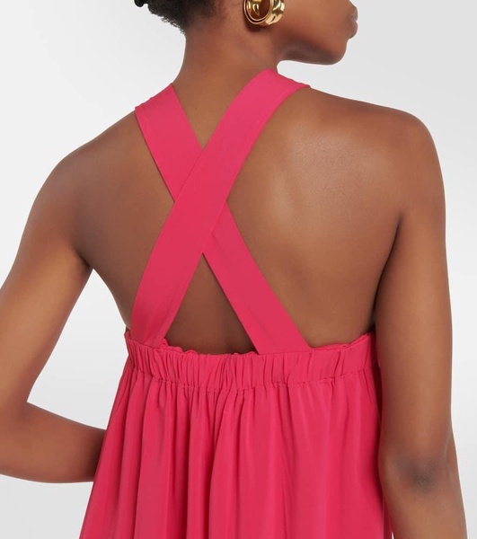 Astro off-shoulder minidress