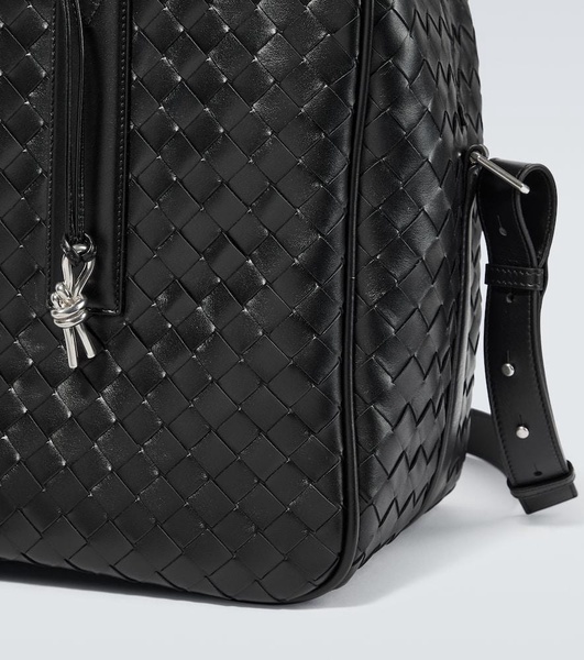Getaway Intrecciato leather duffel bag