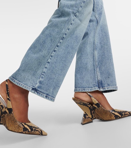 New Alexxis high-rise wide-leg jeans