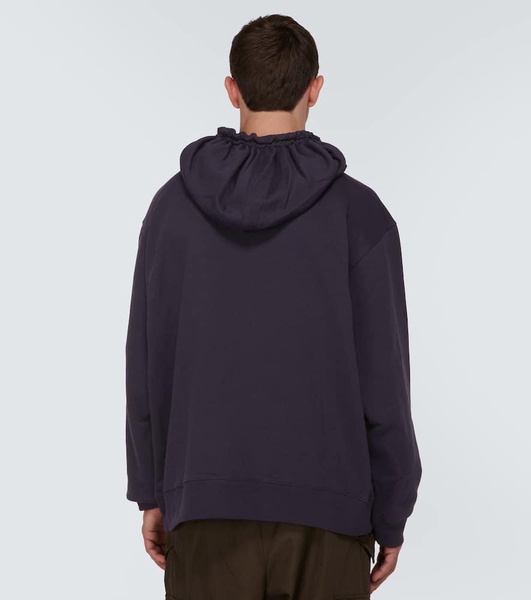 Cotton jersey hoodie