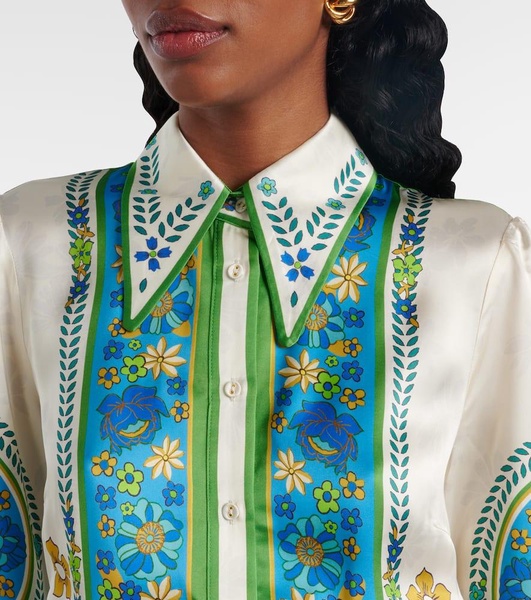 Vivianna printed shirt dress