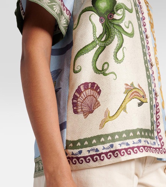 Bath House silk shirt