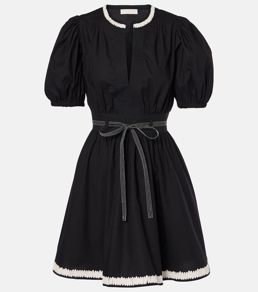 Wilda cotton poplin minidress