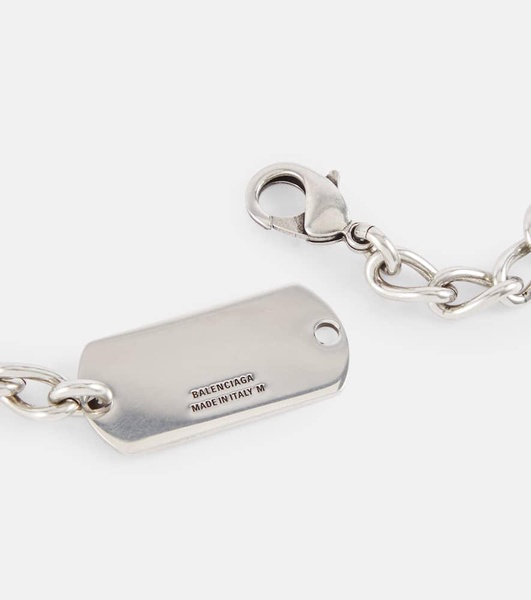 Logo tag necklace