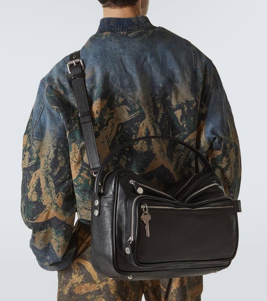Camero leather shoulder bag