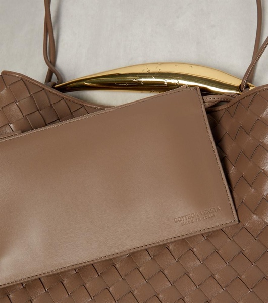 Sardine Intrecciato Large leather tote bag