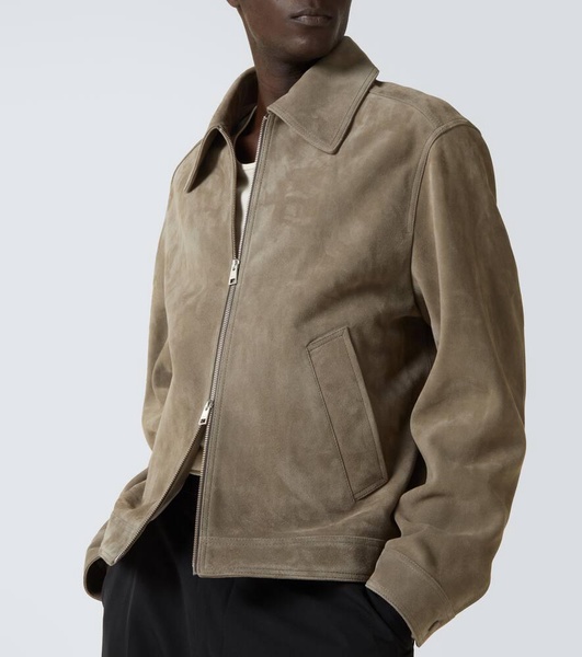 Suede blouson